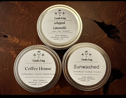 Spring Small soy candle tins